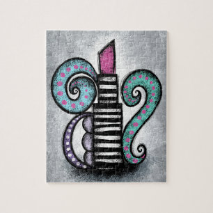 Mon jolie bâton rose à lèvres Jigsaw Puzzle