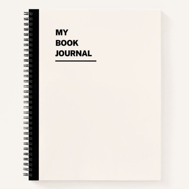 Mon journal de livres  (Devant)