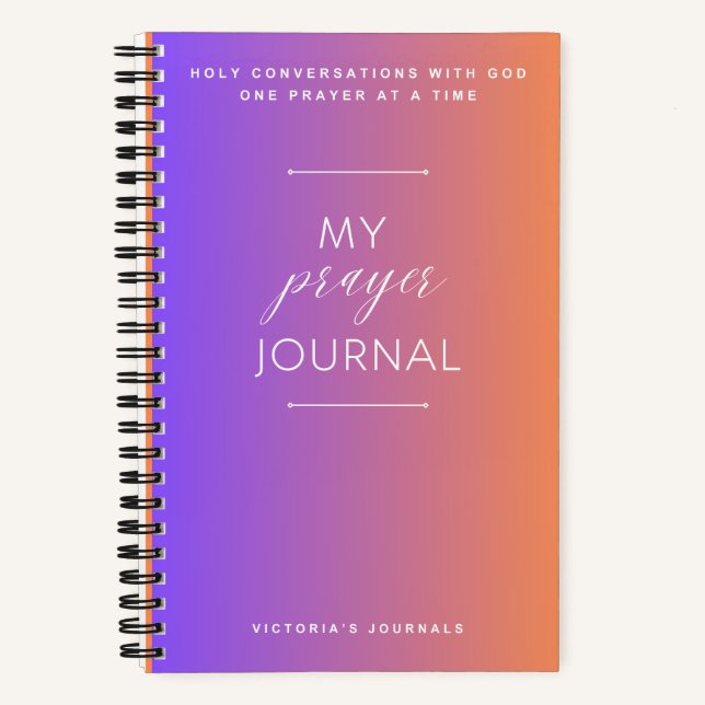 Mon Journal de Prière (Recto)