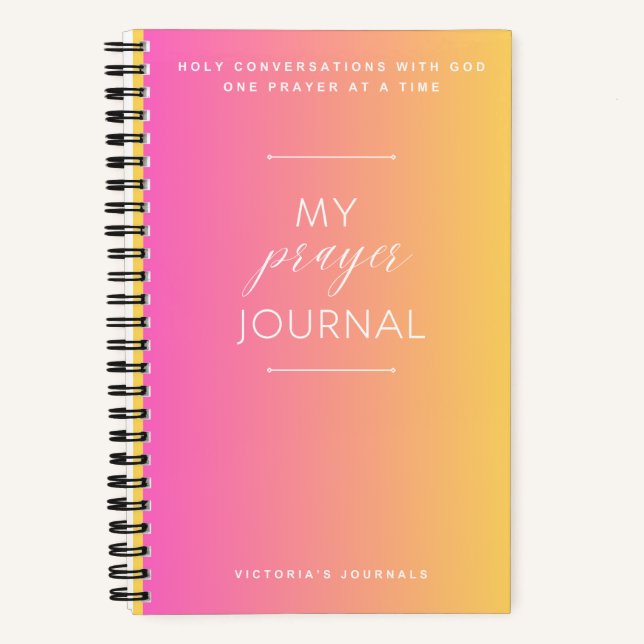Mon Journal de Prière (Recto)