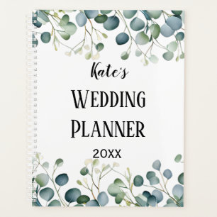 Mon journal organisateur Wedding planner eucalyptu