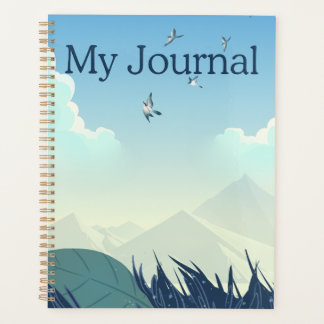 "Mon Journal" | Paysage de Montagne Serein et Bleu