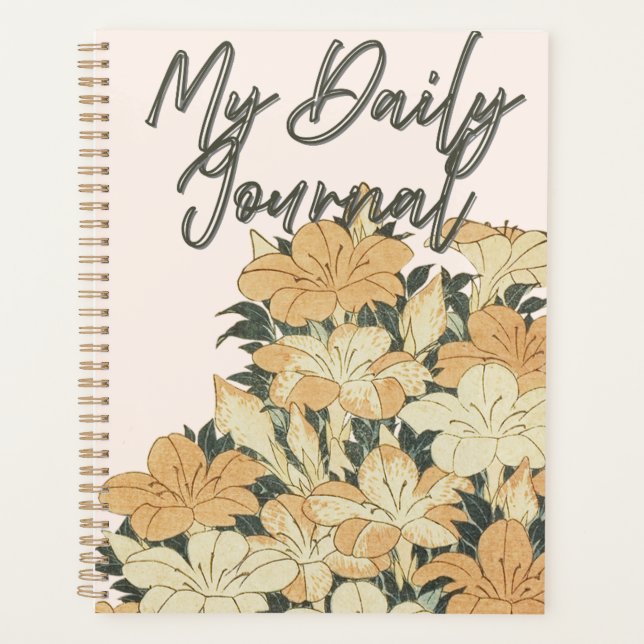 "Mon Journal Quotidien" | Floral & Botanique Vinta (Devant)