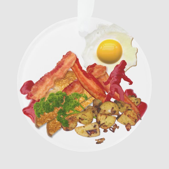 Mon Ketchup s'est écrasé pour la déco Bacon (devant)