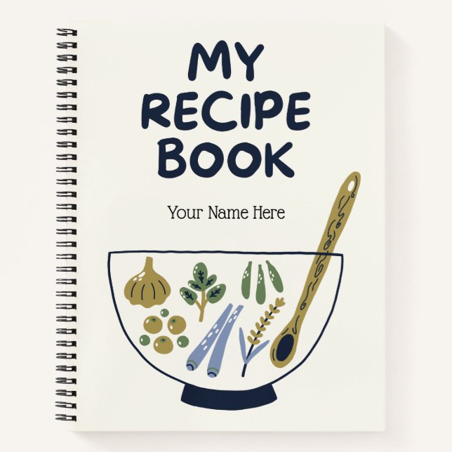 Mon livre de recettes - Personnaliser (Devant)