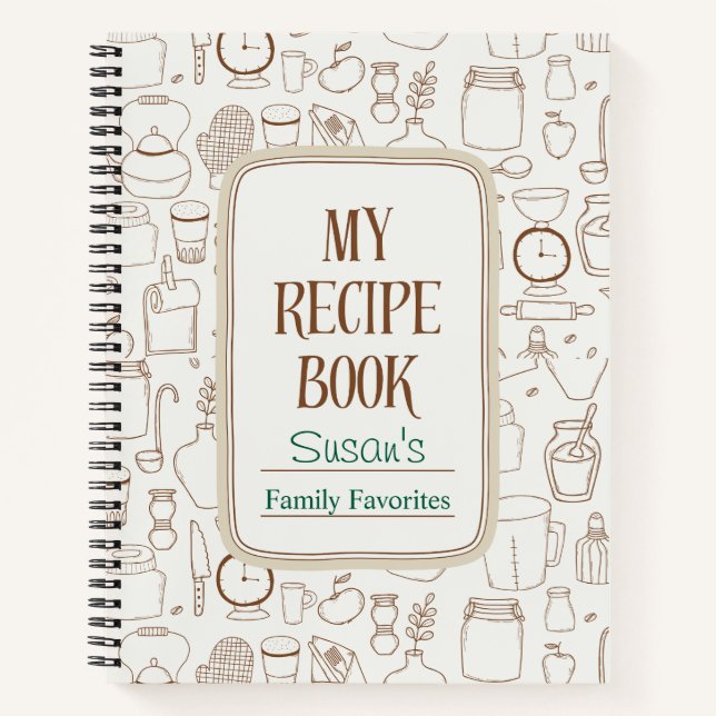 Mon livre de recettes - Recettes favorites (Devant)