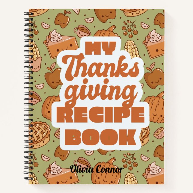 Mon livre de recettes Thanksgiving (Devant)
