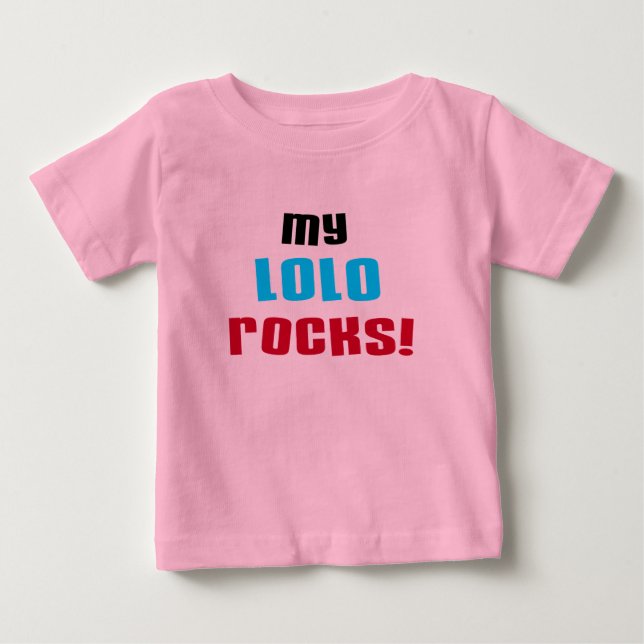 Mon Lolo bascule le T-shirts et les cadeaux (Devant)