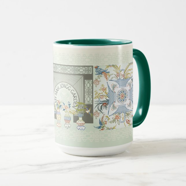Mon Mah Jongg Garden Mug (Devant droit)