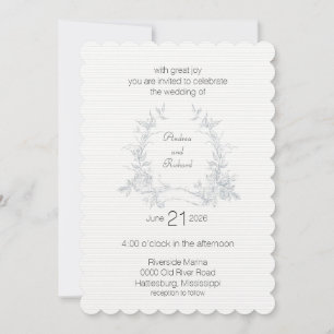 Mon Mariage Garden Faire-part de mariage plat