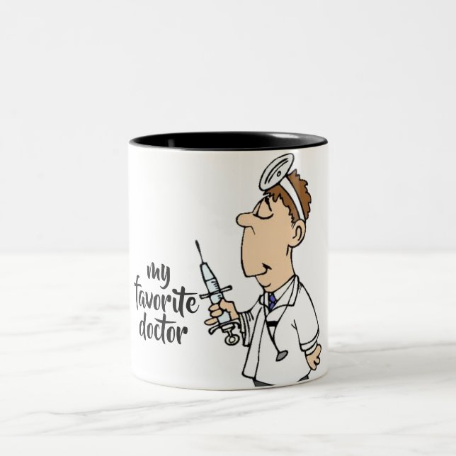 ***MON MÉDECIN PRÉFÉRÉ*** MUG AU CAFÉ À Deux TONNE (Centre)