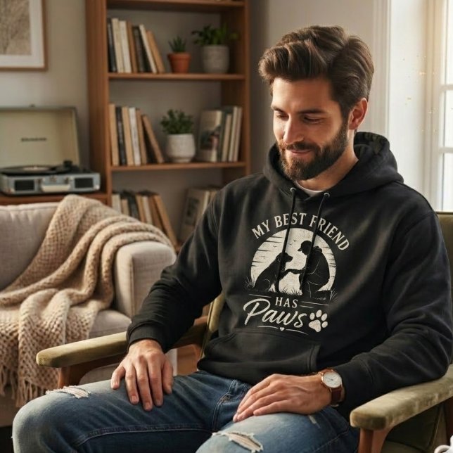 Mon meilleur ami a des pattes Sweat à capuche - Am (Créateur téléchargé)