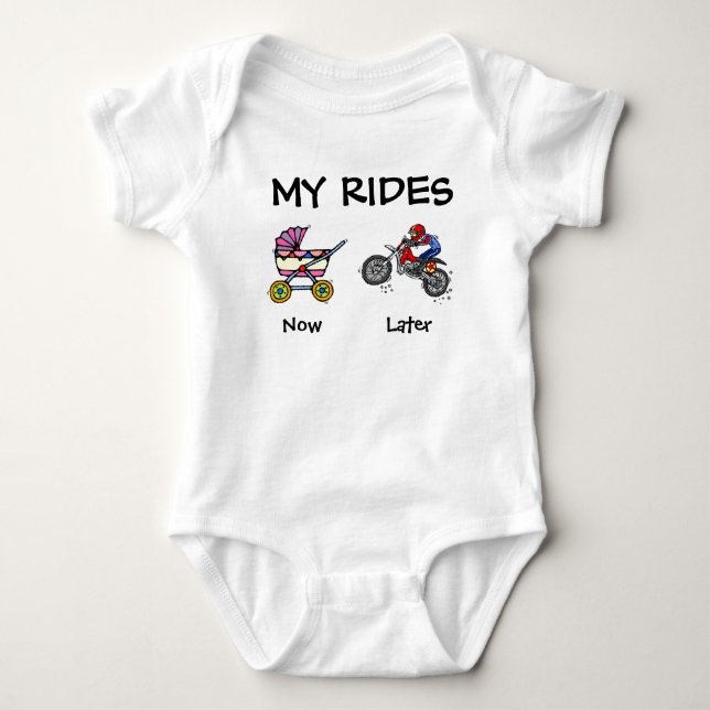 Mon Motocross Bébé Body (Devant)