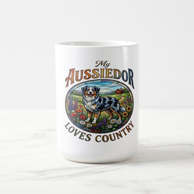 Mon mug de café country Aussiedor (Centre)