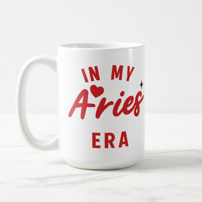 mon mug de l'ère du Bélier, cadeau d'anniversaire  (Gauche)