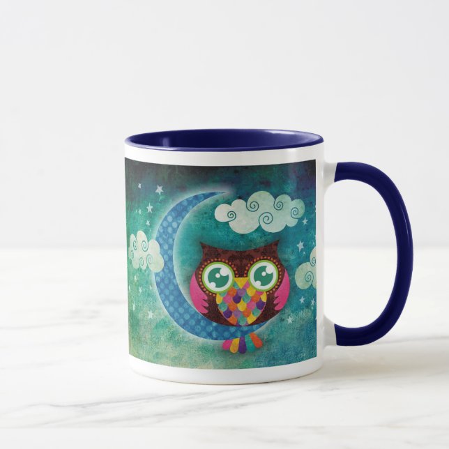 Mon Mug Lune Croissante Chouette (Droite)