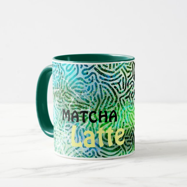 Mon mug vert préféré pour le latte de matcha (Devant gauche)