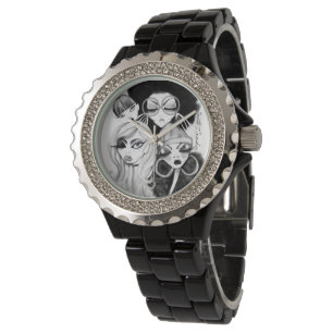 MON noir de montre de GARDIEN de SOEURS