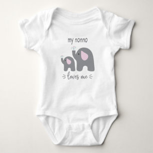 Mon Nonno m'aime - Body bébé éléphant