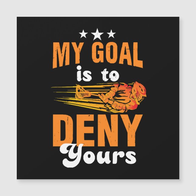 Mon objectif est de nier le vôtre Lacrosse (Devant)