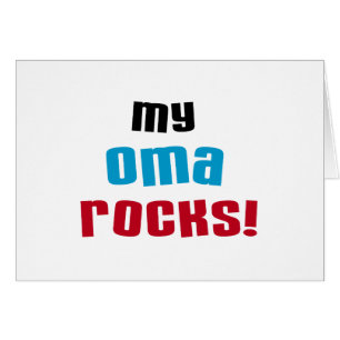 Mon Oma bascule le T-shirts et les cadeaux
