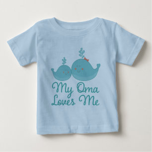 Mon Oma m'aime T-shirt de cadeau de petit-enfant