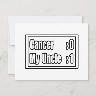 Mon oncle bat le cancer (tableau de bord)