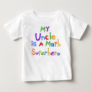 Mon oncle Math Superhero T-shirts et cadeaux
