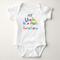 Mon oncle Math Superhero T-shirts et cadeaux