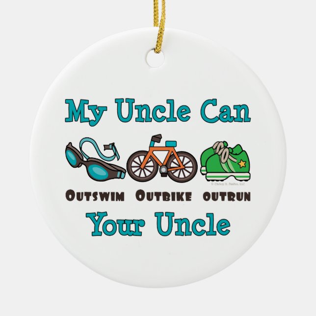 Mon ornement d'oncle Outswim Outbike Outrun (Devant)