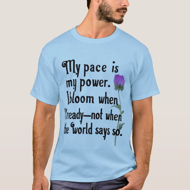 Mon Pace Est Mon T-shirt Power (Devant)