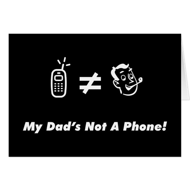 Mon papa n'est pas un téléphone (Devant horizontal)