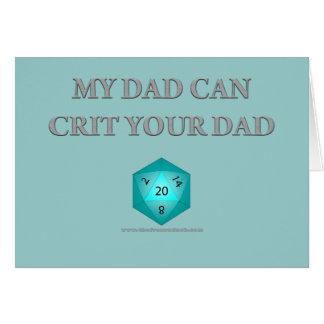 Mon papa peut Crit votre papa