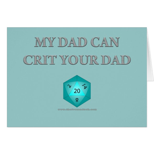 Mon papa peut Crit votre papa (Devant horizontal)