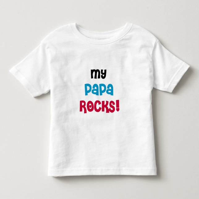 Mon Papa Rocks T-shirts et cadeaux (Devant)