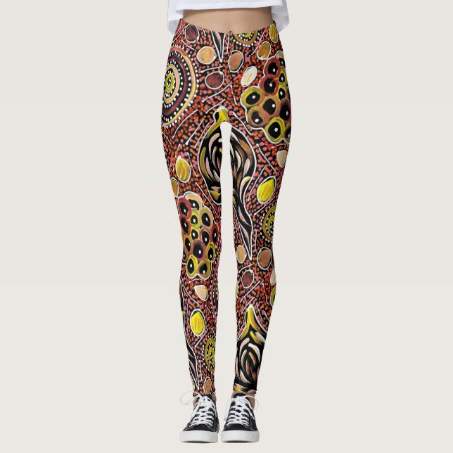 Mon pays par Belinda Golder designer Leggings (Devant)