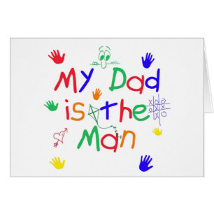 Mon père est l'homme Fête des pères du jeune enf