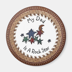 Mon Père Est Un Magnet Rock Star