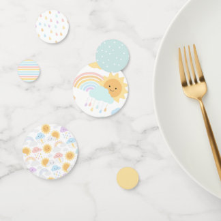 Mon petit arc-en-ciel et nuages Confetti