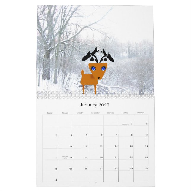 Mon petit calendrier de renne (Jan 2027)