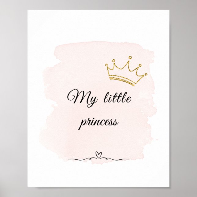 Mon petit poster de princesse (Devant)