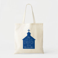 Mon petit sac d'église fourre-tout bleu marine enf