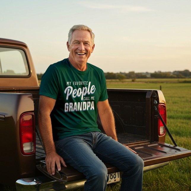 "Mon peuple favori m'appelle" T-shirt homme (Créateur téléchargé)