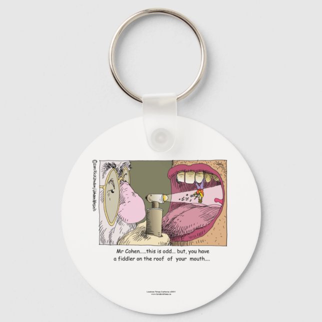 Mon porte-clés drôle de dentiste juif (Recto)