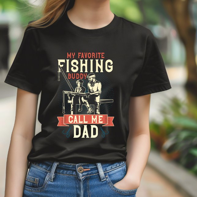 Mon pote préféré de pêche papa T-shirt (Créateur téléchargé)