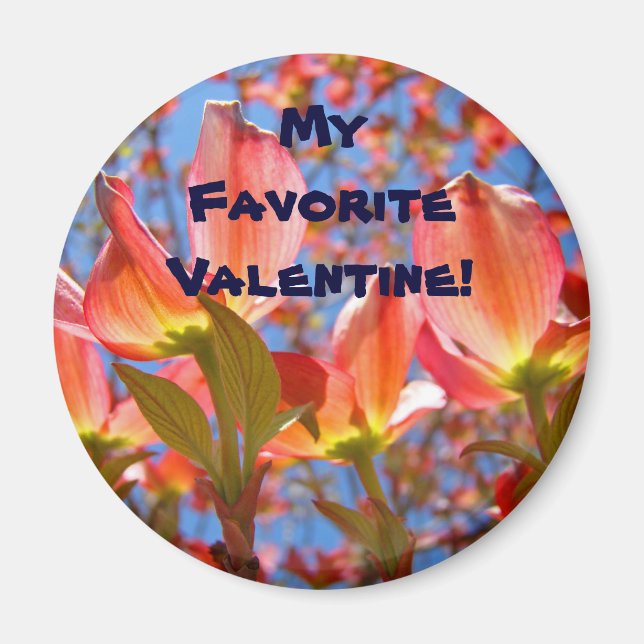Mon préféré Saint-Valentin ! cadeau aimant Églanti (Devant)
