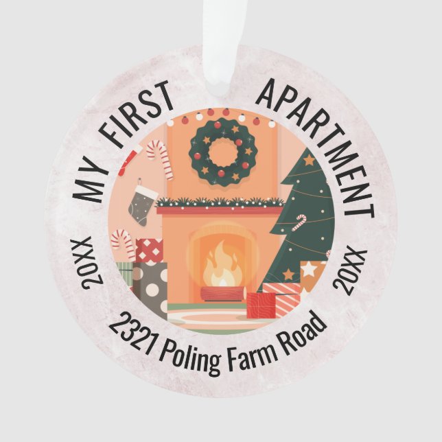 Mon premier appartement 2023 Adresse personnalisée (devant)