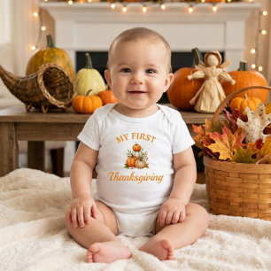 Mon premier bébé de Thanksgiving Body Citrouille