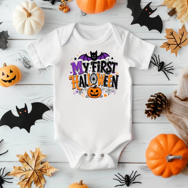 Mon premier bébé Halloween Body (Baby's My First Halloween Bodysuit.)