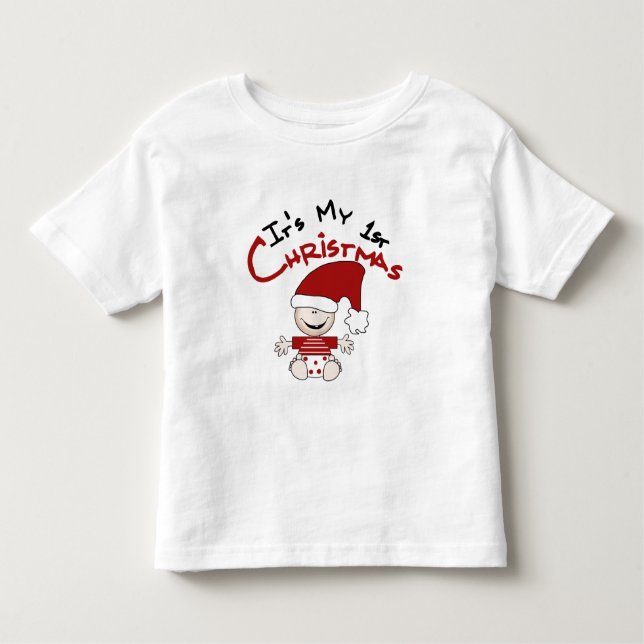 Mon premier bébé Noël Père Noël Tshirts et cadeaux (Devant)